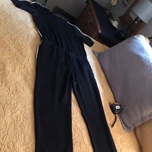 Vince Crepe Black Jumpsuit